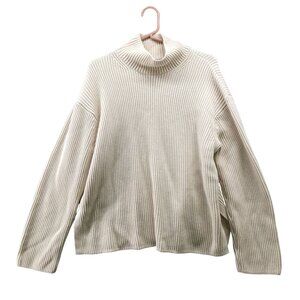GAP Cream Turtleneck Sweater